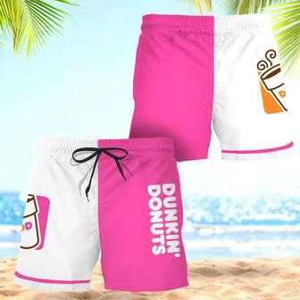 Dunkin' Donuts Basic Colorful Swim Trunks | Newhawaiianshirts AU