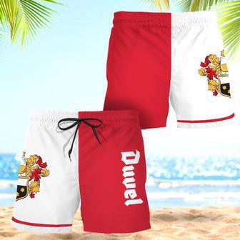 Duvel Basic Colorful Swim Trunks | Newhawaiianshirts AU