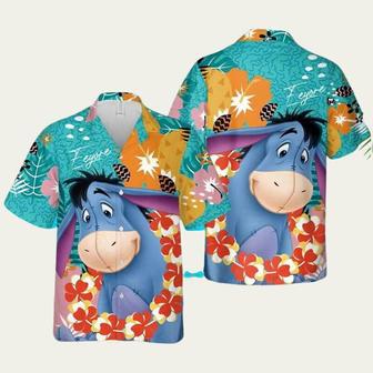 Eeyore Donkey Winnie The Pooh Disney Tropical Forest Hawaiian Shirt | Newhawaiianshirts UK