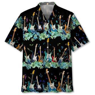 Electric Guitar Hawaiian Shirt Summer Gifts | Newhawaiianshirts AU