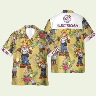 Electrician Mens Hawaiian Shirt | Newhawaiianshirts UK