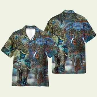 Elephant Mandala Style Hawaiian Shirt | Newhawaiianshirts AU