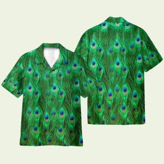 Fancy Peacock Feathers Cosplay Costume Hawaiian Shirt | Newhawaiianshirts UK