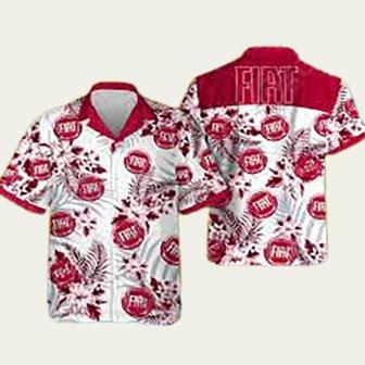 Fiat Logo Summer Hawaiian Shirt | Newhawaiianshirts