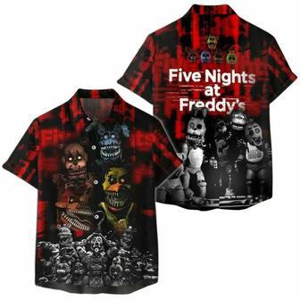 Five Nights At Freddys Halloween Hawaiian Shirt | Newhawaiianshirts CA