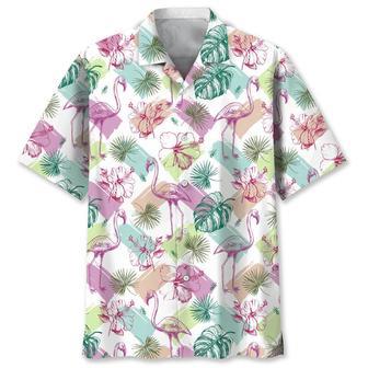 Flamingo Color Hawaiian Shirt Summer Gifts | Newhawaiianshirts AU