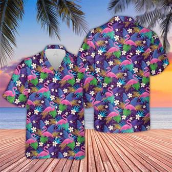 Flamingo Pattern Hawaiian Shirt Summer Gifts | Newhawaiianshirts AU