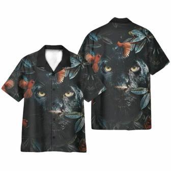 Flower Cardinal Panther Hawaiian Shirt | Newhawaiianshirts CA