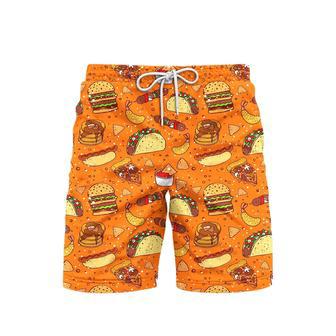 Food I Rub My Meat Beach Shorts For Men | Newhawaiianshirts