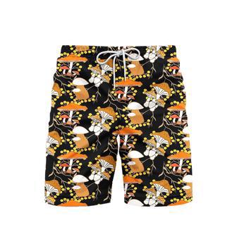 Forage Around And Find Out Mushroom Beach Shorts For Men | Newhawaiianshirts