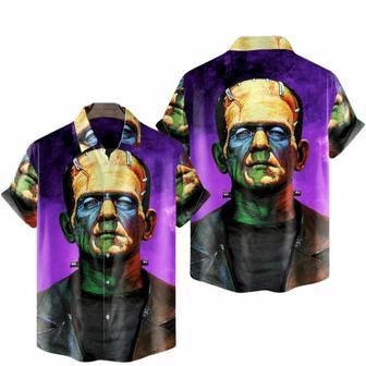 Frankenstein Halloween Hawaiian Shirt | Newhawaiianshirts DE