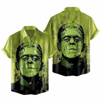 Frankenstein Painting Halloween Hawaiian Shirt | Newhawaiianshirts UK