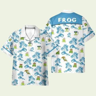 Frog Chilling On The Beach Hawaiian Shirt | Newhawaiianshirts