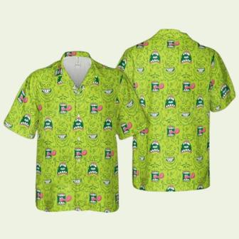 Funny Face Expression Slimer Ghostbusters Hawaiian Shirt | Newhawaiianshirts