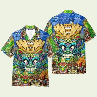 Funny Trendy Aloha Tiki Tiki Hawaiian Shirt | Newhawaiianshirts UK