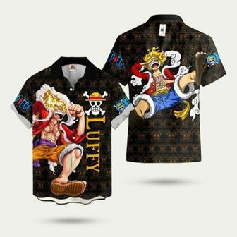 Gear Luffy Symbol One Piece Hawaiian Shirt | Newhawaiianshirts DE