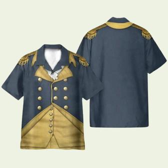 General George Washington Cosplay Costume Hawaiian Shirt | Newhawaiianshirts DE