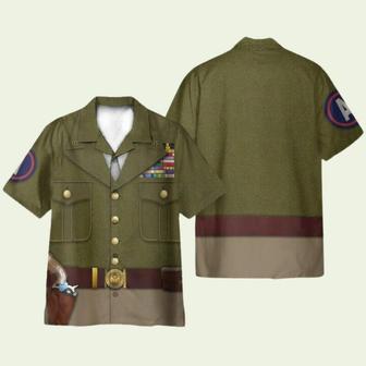 George Smith Patton Cosplay Costume Hawaiian Shirt | Newhawaiianshirts DE