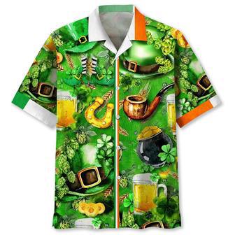 Green Lucky Irish St.Patrick Day Hawaiian Shirt Summer Gifts | Newhawaiianshirts