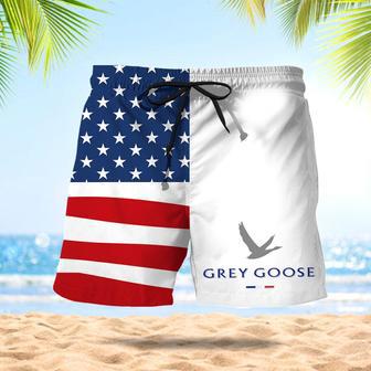 Grey Goose American Flag Swim Trunks | Newhawaiianshirts AU