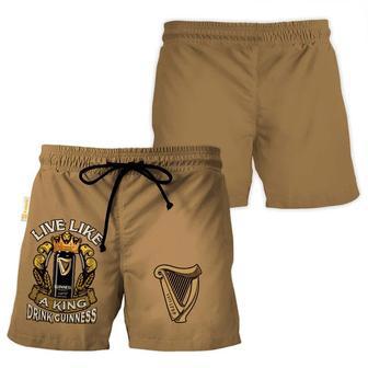 Guinness Brown Basic Swim Trunks | Newhawaiianshirts DE