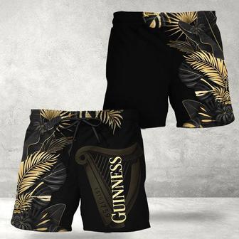 Guinness Tropical Kentia Palm Swim Trunks | Newhawaiianshirts DE