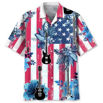 Guitar Usa Nature Hawaiian Shirt Summer Gifts | Newhawaiianshirts UK