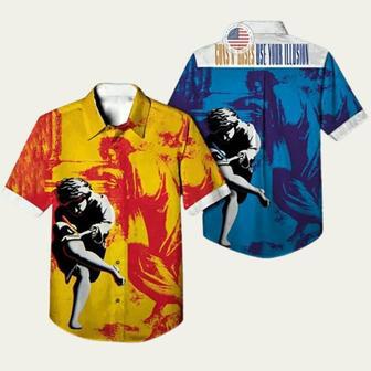 Guns N Roses Band Use Your Illusion Album Hawaiian Shirt | Newhawaiianshirts