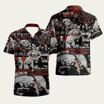 Guns N Roses Member Of Band 2024 Summer Trend Hawaiian Shirt | Newhawaiianshirts CA