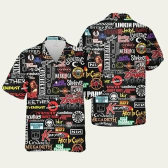 Guns N Roses Rock Music Black Summer Hawaiian Shirt | Newhawaiianshirts CA