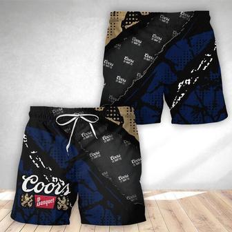 Halftone Coors Banquet Swim Trunks | Newhawaiianshirts DE