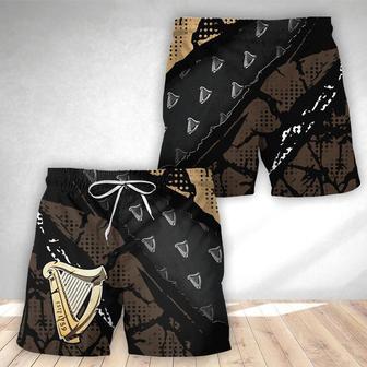 Halftone Guinness Swim Trunks | Newhawaiianshirts AU