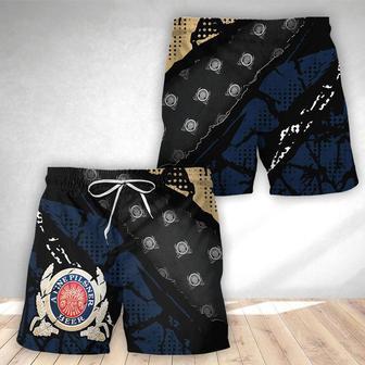 Halftone Miller Lite Swim Trunks | Newhawaiianshirts