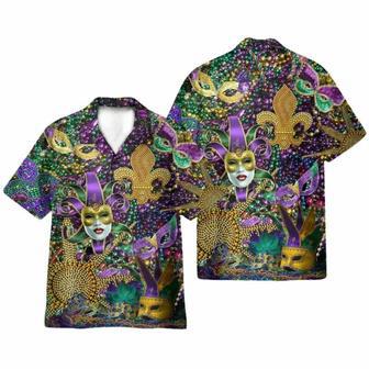 Happy Mardi Gras Hawaiian Shirt | Newhawaiianshirts DE