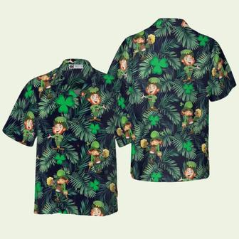 Happy St Patricks Day Leprechaun Proud Irish People Proud Hawaiian Shirt | Newhawaiianshirts CA