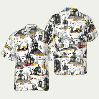 Haunted House Halloween Hawaiian Shirt | Newhawaiianshirts