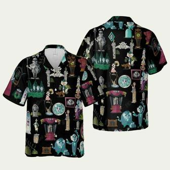 Haunted Mansion Disney Hitchhiking Ghosts Foolish Mortals Disneyland Halloween Trip Hawaiian Shirt | Newhawaiianshirts AU