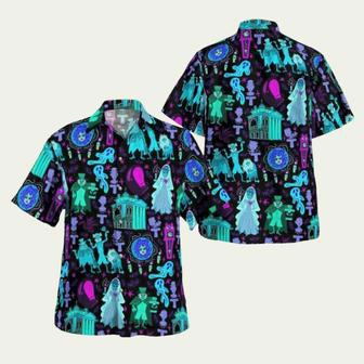 Haunted Mansion Ghosts Hawaiian Shirt | Newhawaiianshirts UK