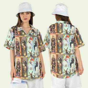 Haunted Mansion Stretching Room Foolish Mortals Tightrope Girl Hawaiian Shirt | Newhawaiianshirts DE