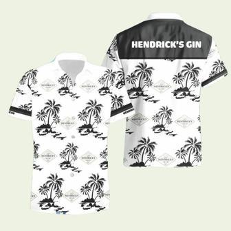 Hendricks Gin Summer Beach Coconut Pattern Hawaiian Shirt | Newhawaiianshirts AU