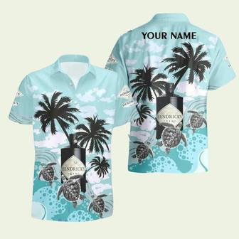 Hendricks Gin Turtles Palm Tree Hawaiian Shirt | Newhawaiianshirts