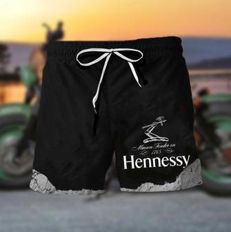 Hennessy Stone Black Swim Trunks | Newhawaiianshirts AU