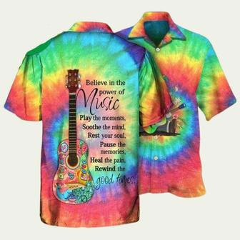 Hippie Believe In The Power Of Music Hippie Gnome Summer Hawaiian Shirt | Newhawaiianshirts AU