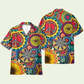 Hippie Colorful Summer Vibe Tropical Hawaiian Shirt | Newhawaiianshirts UK