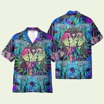 Hippie Mandala Elephant Hawaiian Shirt | Newhawaiianshirts AU