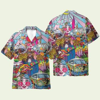 Hippie Peace Life Hawaiian Shirt | Newhawaiianshirts UK