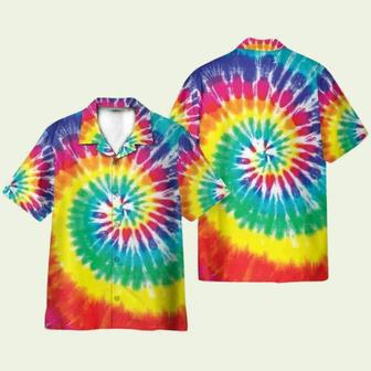 Hippie Tie Dye Style Hawaiian Shirt | Newhawaiianshirts