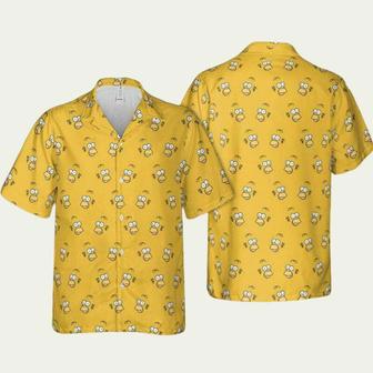 Homer Simpson Funny Pattern Hawaiian Shirt | Newhawaiianshirts UK