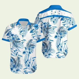 Honduras Pride Flag And Map Pattern Hawaiian Shirt | Newhawaiianshirts