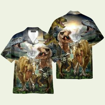 Honor Dinosaur In The Jurassic Period Hawaiian Shirt | Newhawaiianshirts DE